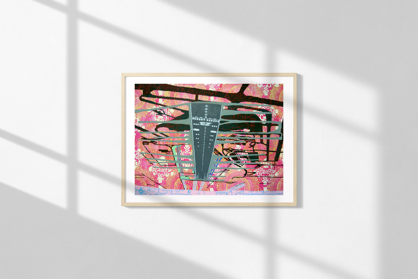 "Crosswind Landings" giclée print