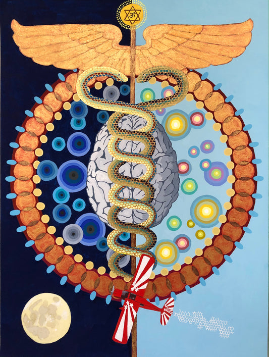 "Healing Brain Fog Mandala" giclée print