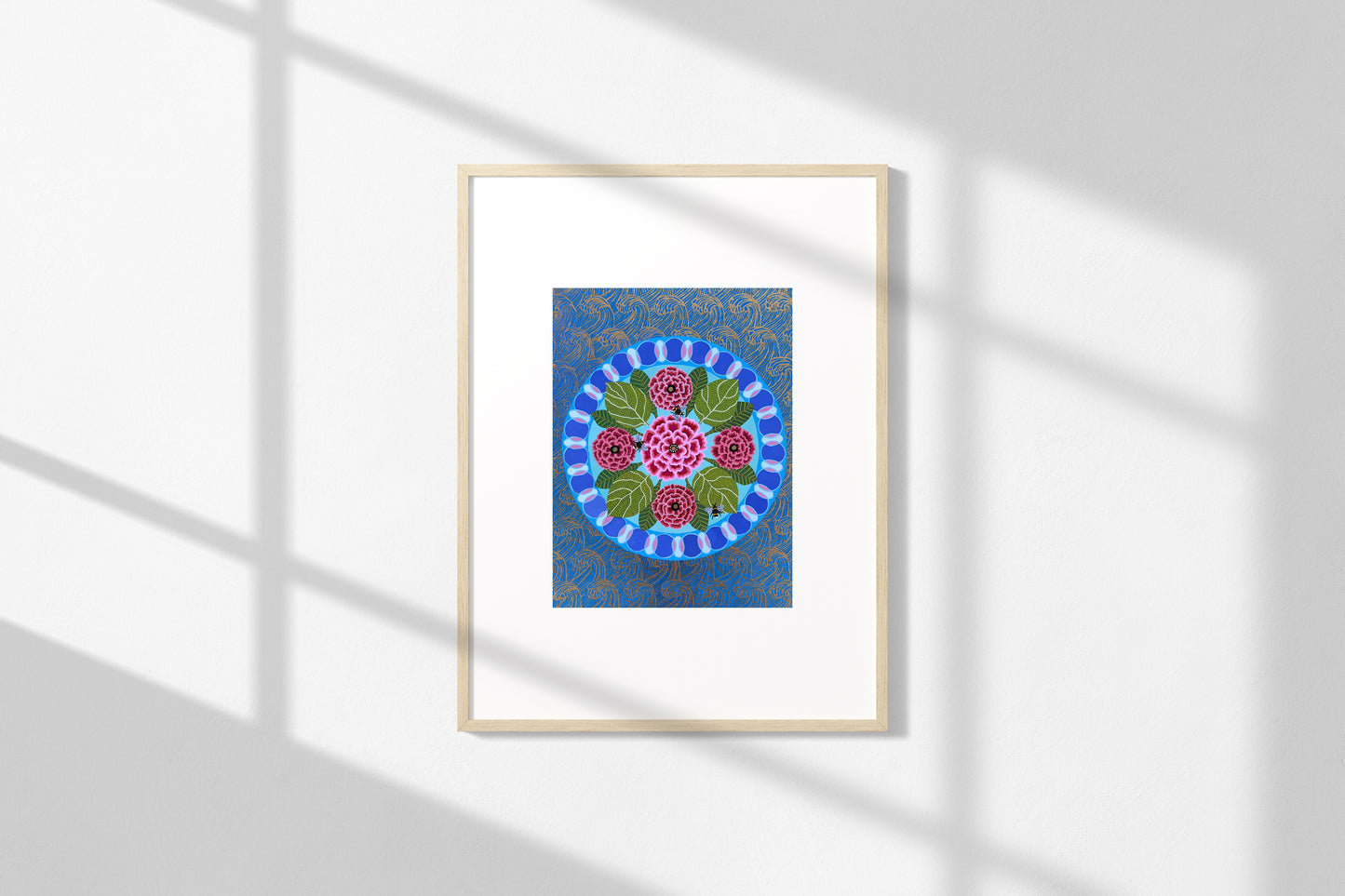 "Pollinating Beauty Mandala" giclée print